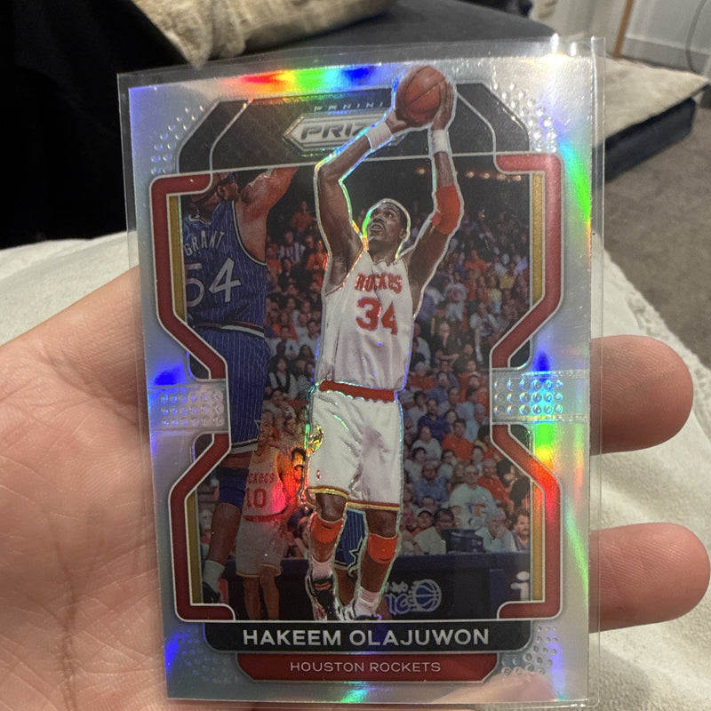 Panini Prizm 2021 22 Hakeem Olajuwon Houston Rockets #265 Prizm0