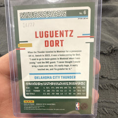 Panini Donruss Optic Luguentz Dort Green Prizm #6 14/77 OKC Thunder1