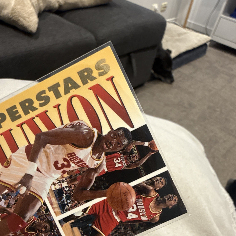 Fleer 1994 NBA Superstars Insert Hakeem Olajuwon Rockets 15/203