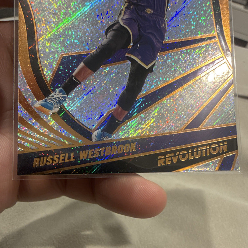Panini Revolution 2021 22 Russell Westbrook Los Angeles Lakers #77 Hologram3