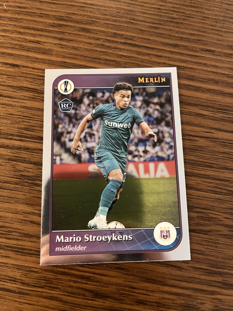 Topps Mario Stroeykens Rookie Merlin Collections UEFA Europa League RSC 1210