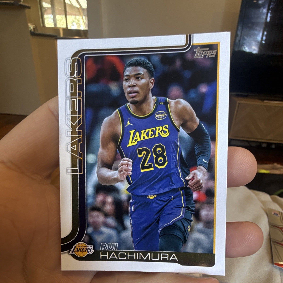 Topps Flagship Base Rui Hachimura Los Angeles Lakers 154 2024 250