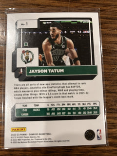 Panini Donruss Basketball 2022 23 Jayson Tatum Base No. 1 Boston Celtics2