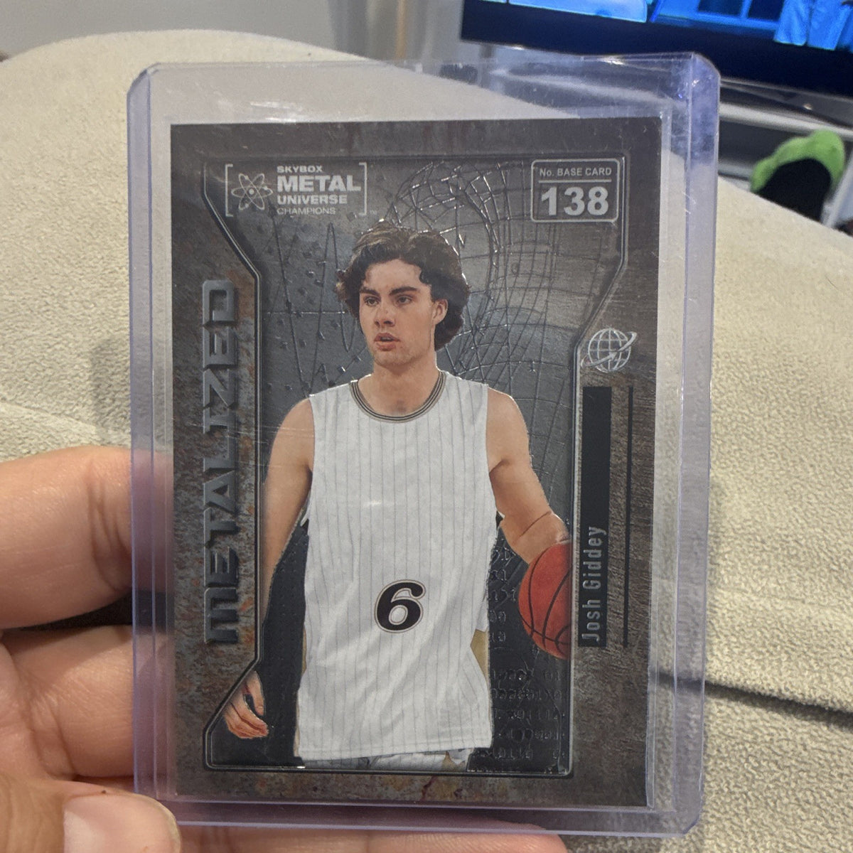 SkyBox 2021 Metal Universe Champions Metalized Josh Giddey 138 Insert0