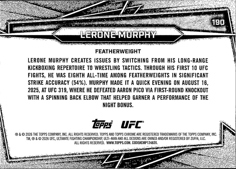 Lerone Murphy Base 190 Topps Chrome NM1