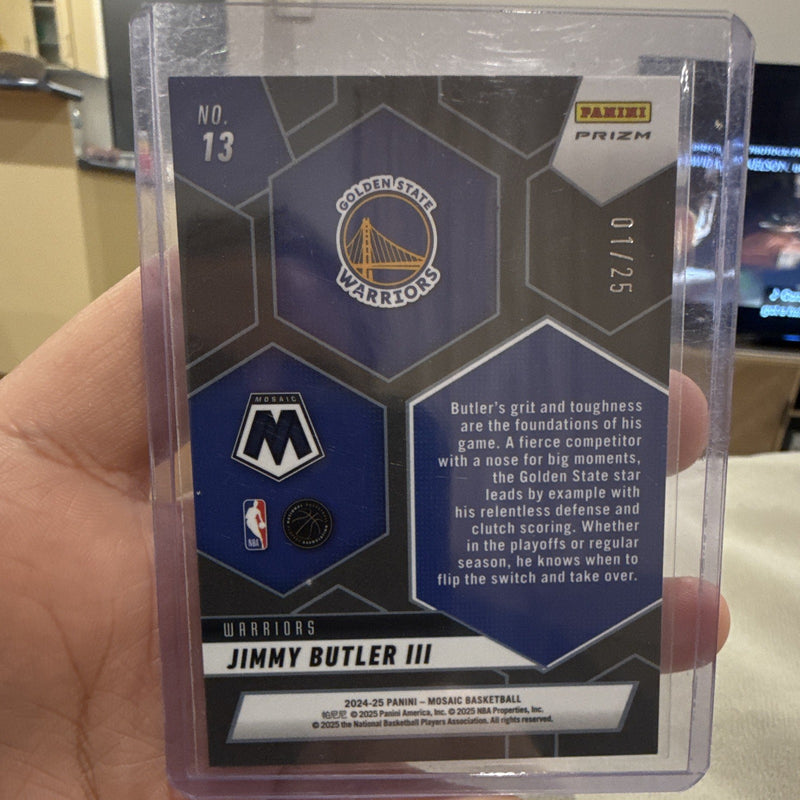 Panini 2024 25 Jimmy Butler III Montage Golden State Warriors 1/25 FIRST PRINT1