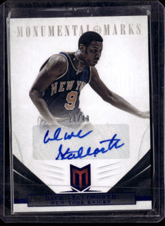 Dave Stallworth Monumental Marks Blue Panini Momentum   288 NM0