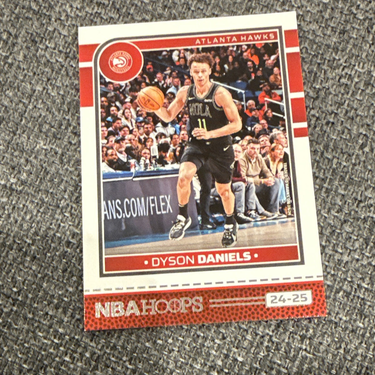 Panini 2024-25 NBA Hoops Base Set #25 Dyson Daniels Atlanta Hawks0