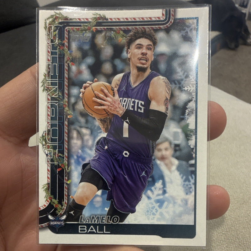 Topps Holiday 2024 25 LaMelo Ball Insert Basketball Charlotte Hornets H530