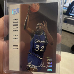 Fleer Ultra 1996 97 Shaquille O'Neal On the Block Insert #135 Magic0