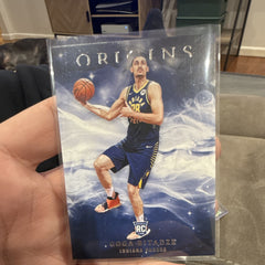 Panini Origins 2019 20 Goga Bitadze Rookie Card #20 Indiana Pacers0