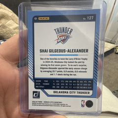 Panini Donruss Optic 2024 25 Shai Gilgeous Alexander Insert 127 OKC1