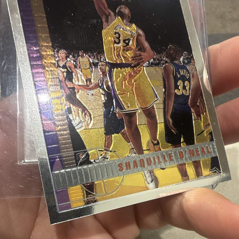 Topps Shaquille O'Neal Complete NBA Record Insert Topps Chrome 1998 #1093