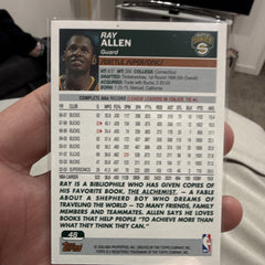 Topps 2003 04 Ray Allen Seattle SuperSonics #48 Base Set NBA Trading Card1