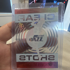 Panini Illusions 2020 21 Clear Shots No. 8 Donovan Mitchell Utah Jazz1