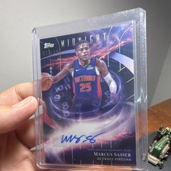 Topps Midnight Stroke of Midnight Marcus Sasser Auto 034/199 SM MS 20250