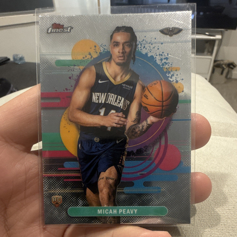 Topps Finest Micah Peavy Rookie Card 130 New Orleans Pelicans 24-250