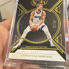 Panini Domantas Sabonis Association Edition Noir Basketball 2024 25 No.34 02/102