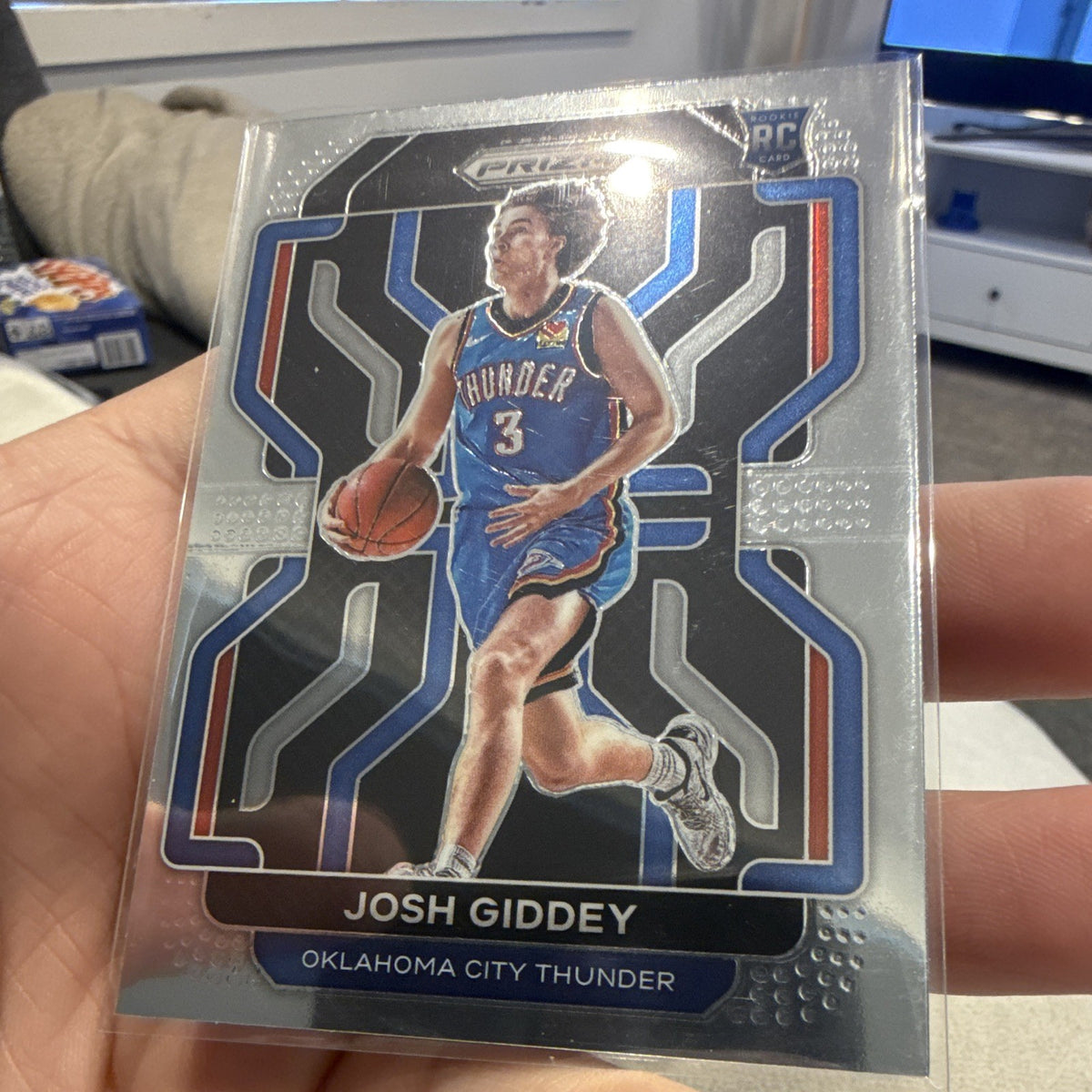 Panini 2021 22 Prizm Josh Giddey Rookie RC #301 Oklahoma City Thunder1