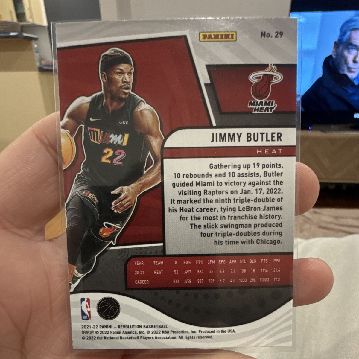 Panini 2021 22 Revolution Basketball Jimmy Butler Insert Miami Heat #291