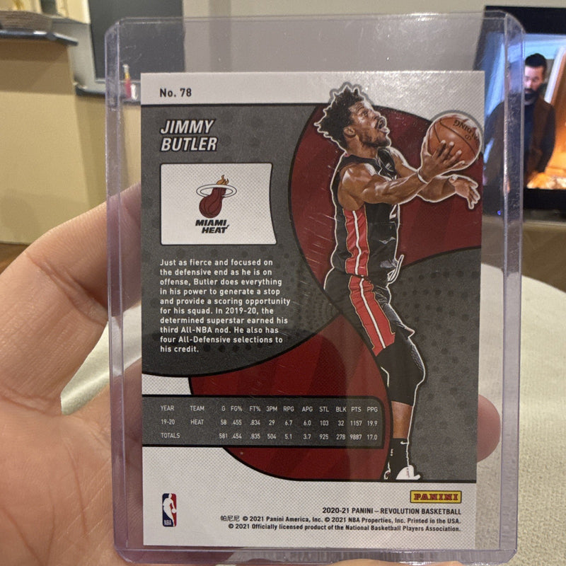 Panini Revolution Basketball 2020 21 Jimmy Butler Insert Parallel/Variety 781
