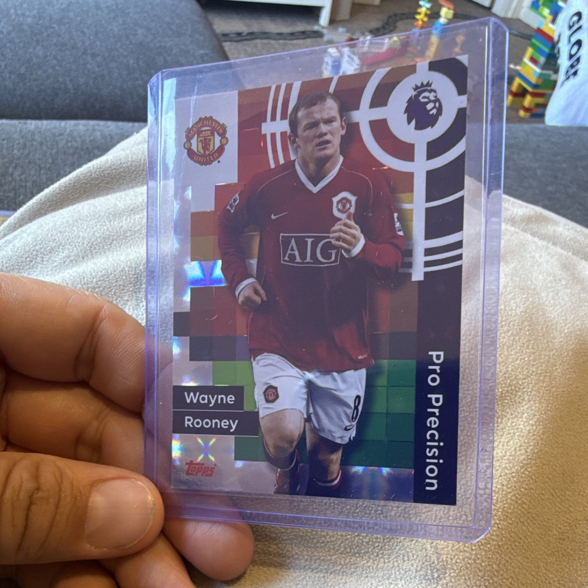 Wayne Rooney Parallel Insert Topps Premier League Pro Precision Man Utd 4130