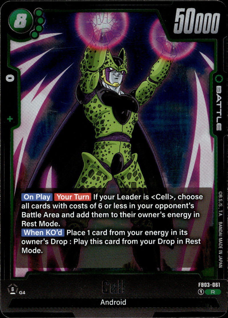 Cell Holo Rare Raging Roar FB03-061 NM0