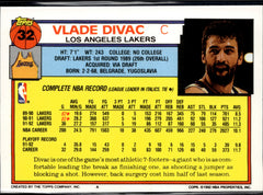 Vlade Divac Base Topps 32 NM1