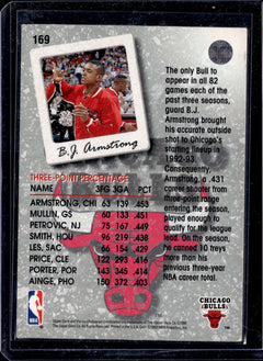 B.J. Armstrong Base Upper Deck 169 NM1