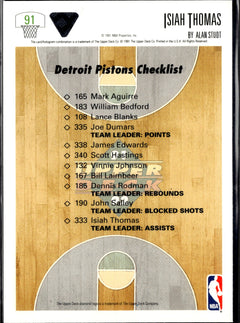 Isiah Thomas Base Upper Deck 91 NM1