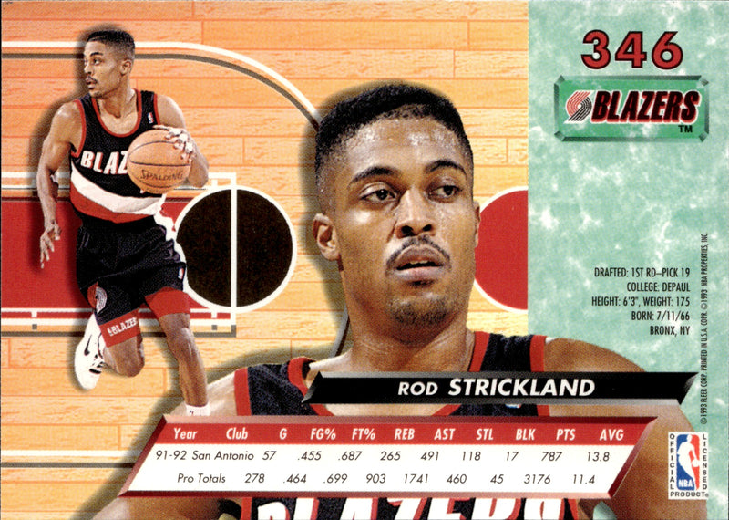Rod Strickland Base Ultra 346 NM1