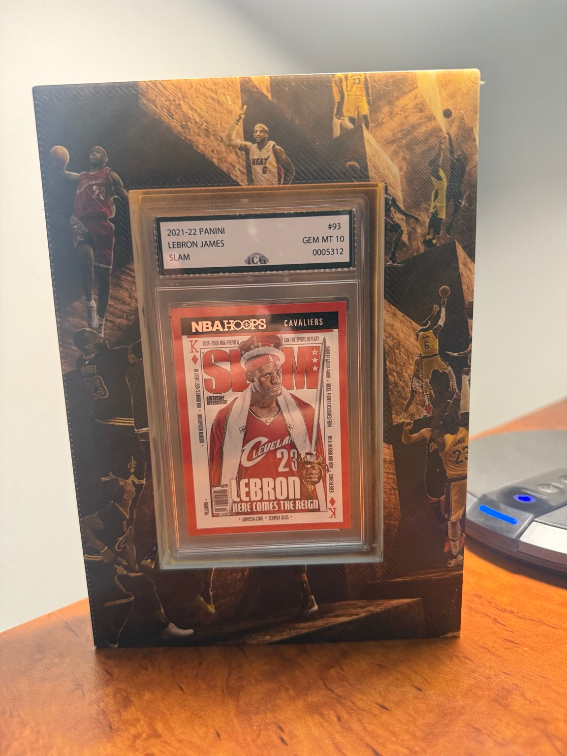 Cardmate SLAB Holder custom graded basketball card display