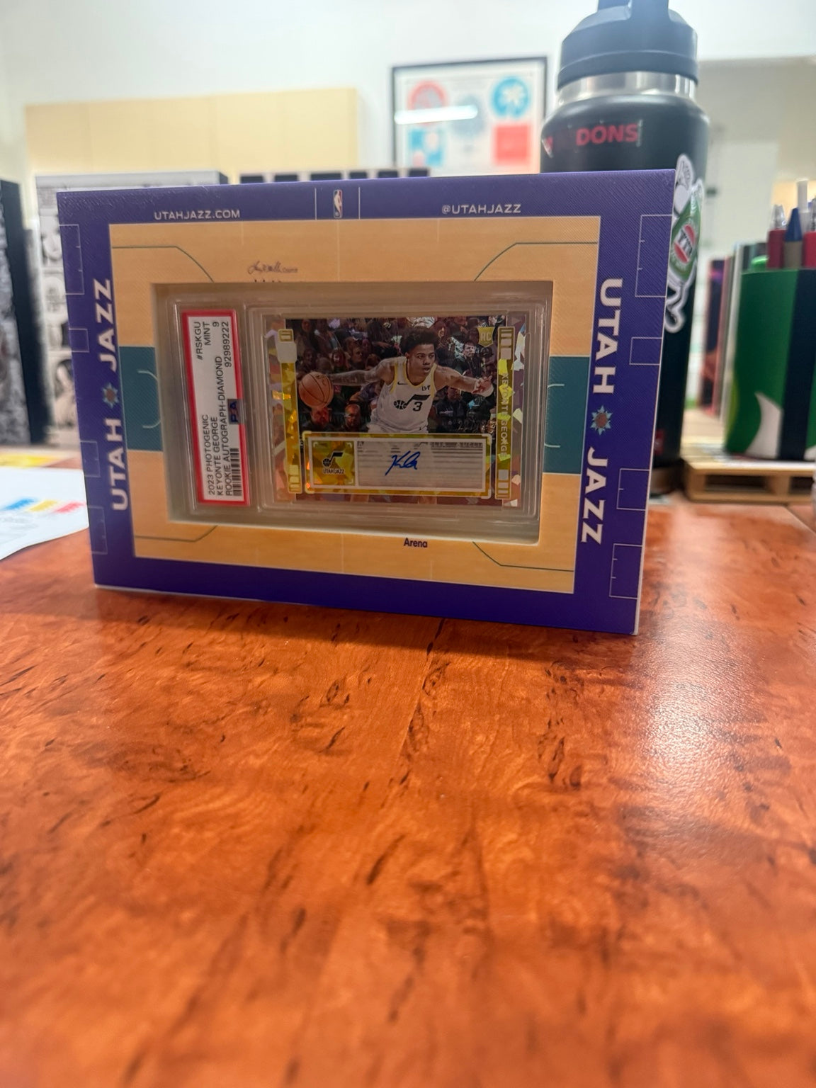 Cardmate SLAB Holder custom basketball graded card display
