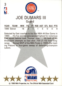 Joe Dumars Base Hoops 3 NM1