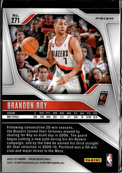 Brandon Roy Base Panini Prizm 271 NM1