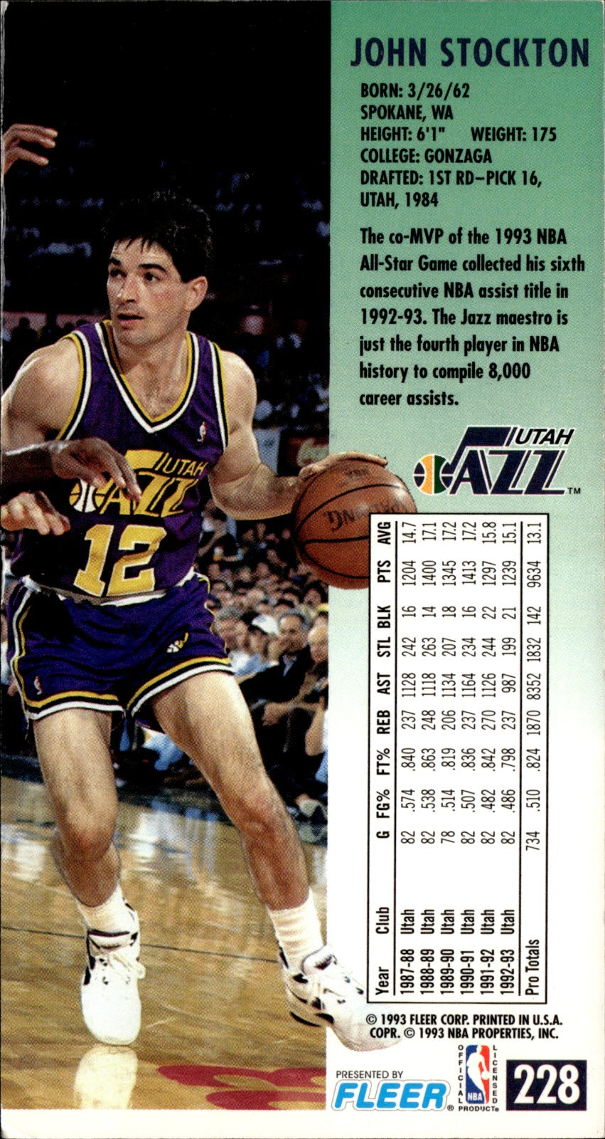 John Stockton Base Jam Session 228 NM1