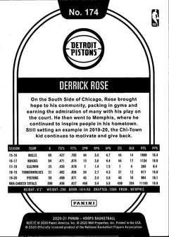 Derrick Rose Base Hoops Winter 174 NM1