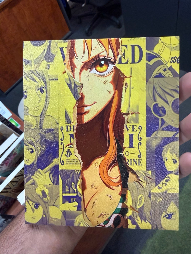 The Original Cardmate personalised trading card display with anime artwork