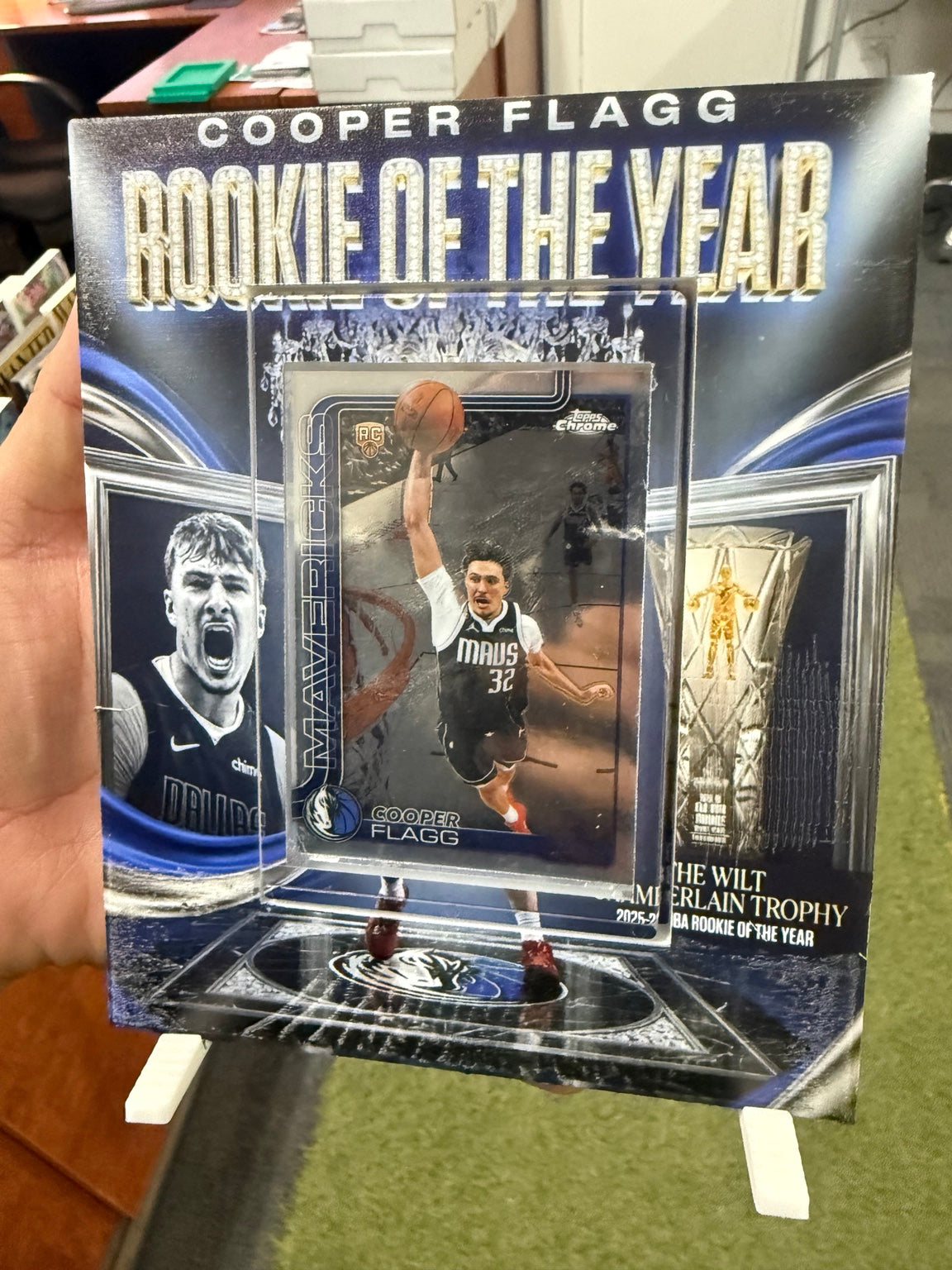 The Original Cardmate custom basketball trading card frame