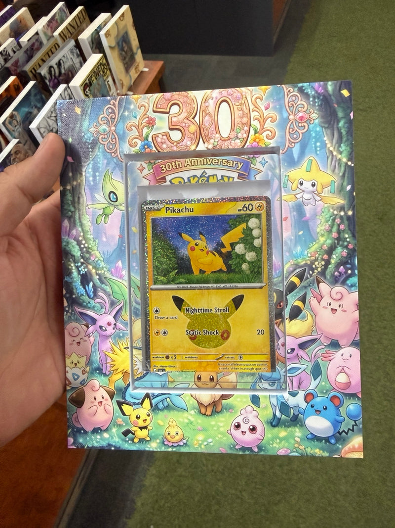 The Original Cardmate personalised Pokemon trading card display