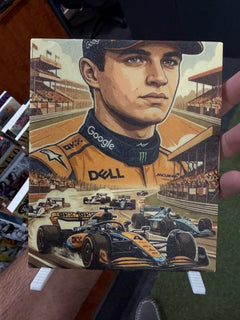 The Original Cardmate custom motorsport trading card display
