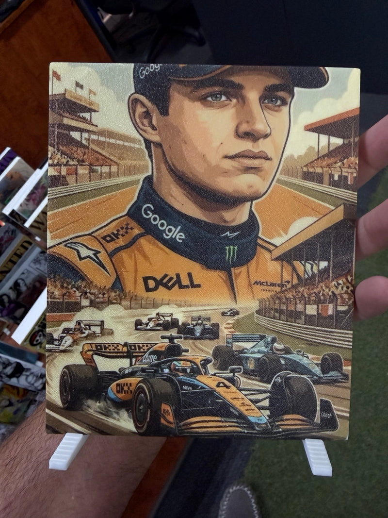 The Original Cardmate custom motorsport trading card display