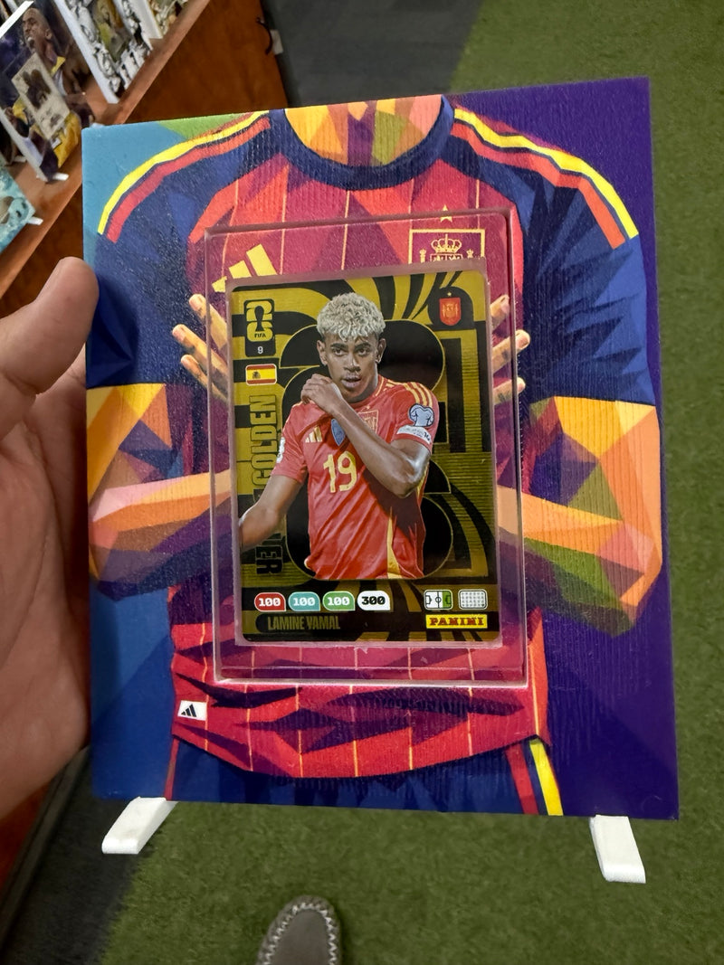 The Original Cardmate personalised football trading card display